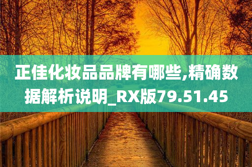 正佳化妆品品牌有哪些,精确数据解析说明_RX版79.51.45