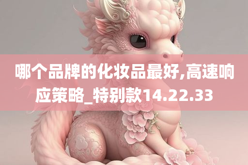 哪个品牌的化妆品最好,高速响应策略_特别款14.22.33