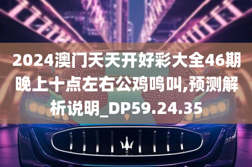 2024澳门天天开好彩大全46期晚上十点左右公鸡鸣叫,预测解析说明_DP59.24.35