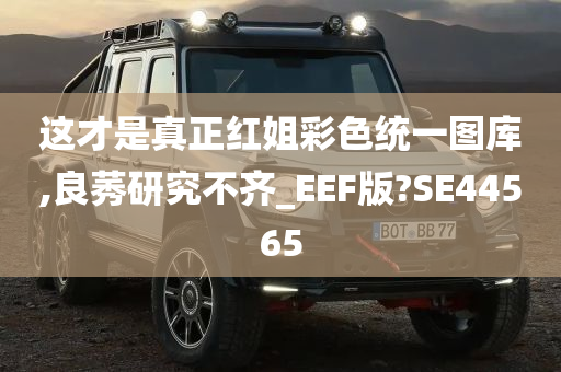 这才是真正红姐彩色统一图库,良莠研究不齐_EEF版?SE44565