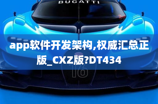 app软件开发架构,权威汇总正版_CXZ版?DT434