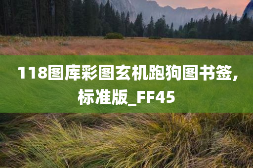 118图库彩图玄机跑狗图书签,标准版_FF45