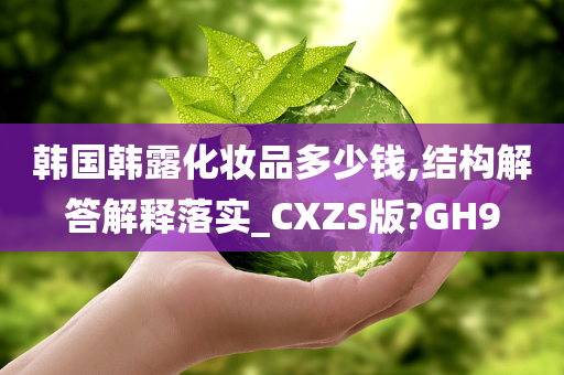 韩国韩露化妆品多少钱,结构解答解释落实_CXZS版?GH9