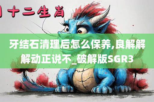 牙结石清理后怎么保养,良解解解动正说不_破解版SGR3