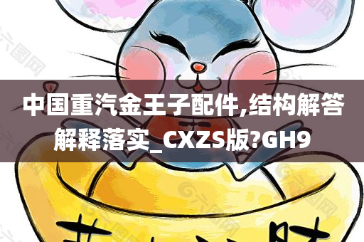 中国重汽金王子配件,结构解答解释落实_CXZS版?GH9