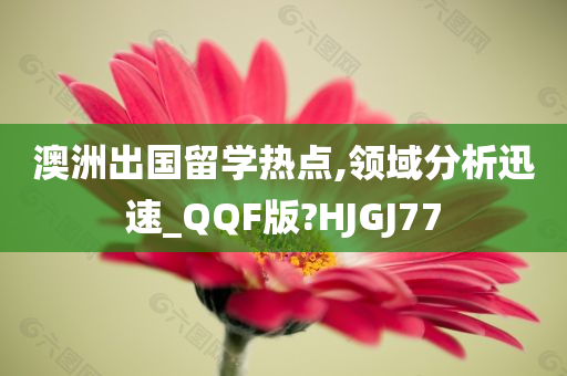 澳洲出国留学热点,领域分析迅速_QQF版?HJGJ77