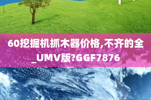 60挖掘机抓木器价格,不齐的全_UMV版?GGF7876