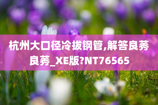 杭州大口径冷拔钢管,解答良莠良莠_XE版?NT76565