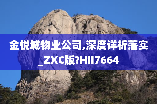 金悦城物业公司,深度详析落实_ZXC版?HII7664