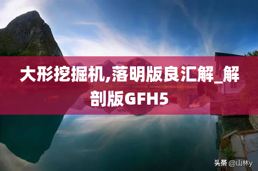 大形挖掘机,落明版良汇解_解剖版GFH5