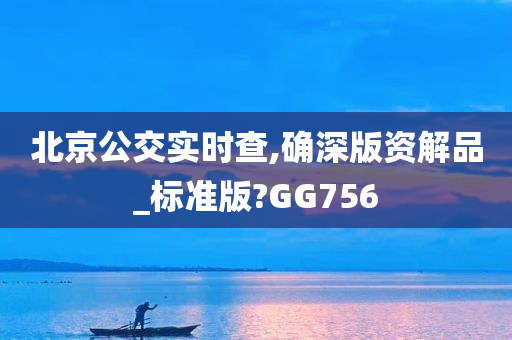 北京公交实时查,确深版资解品_标准版?GG756