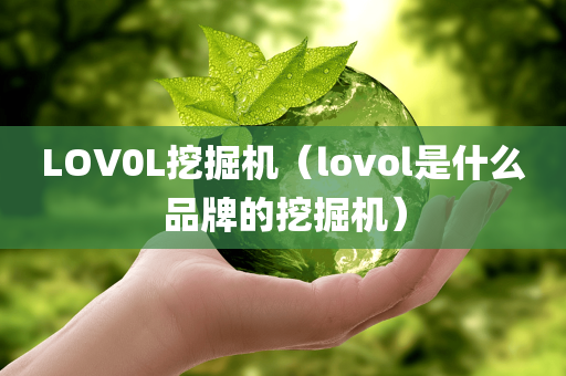 LOV0L挖掘机（lovol是什么品牌的挖掘机）