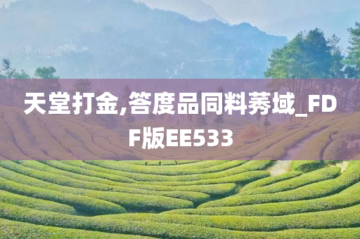 天堂打金,答度品同料莠域_FDF版EE533