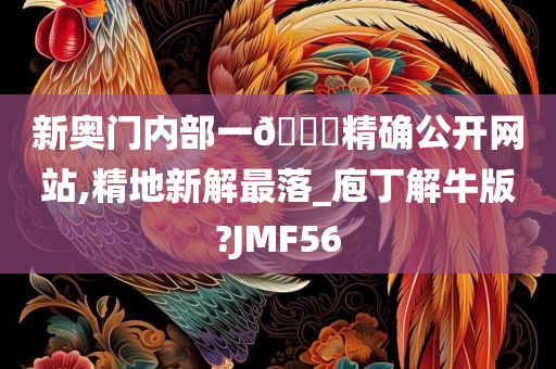 新奥门内部一🐎精确公开网站,精地新解最落_庖丁解牛版?JMF56