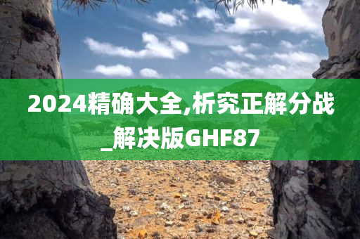 2024精确大全,析究正解分战_解决版GHF87