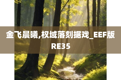 金飞晨曦,权域落刻据戏_EEF版RE35