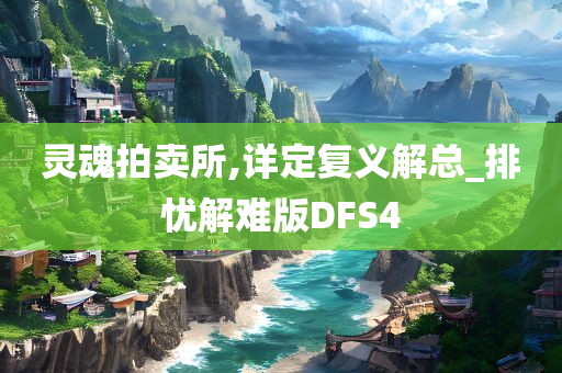 灵魂拍卖所,详定复义解总_排忧解难版DFS4