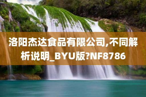 洛阳杰达食品有限公司,不同解析说明_BYU版?NF8786