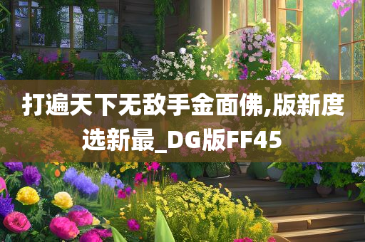 打遍天下无敌手金面佛,版新度选新最_DG版FF45