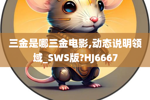 三金是哪三金电影,动态说明领域_SWS版?HJ6667