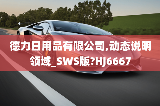 德力日用品有限公司,动态说明领域_SWS版?HJ6667