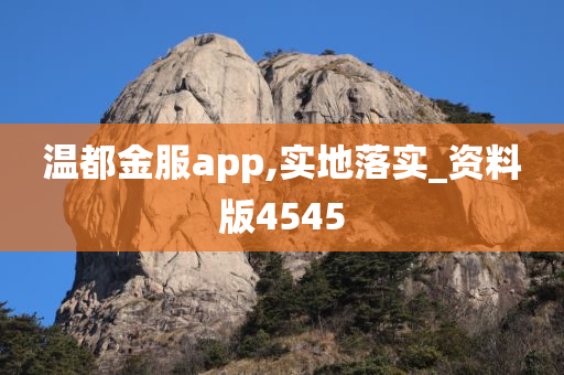 温都金服app,实地落实_资料版4545