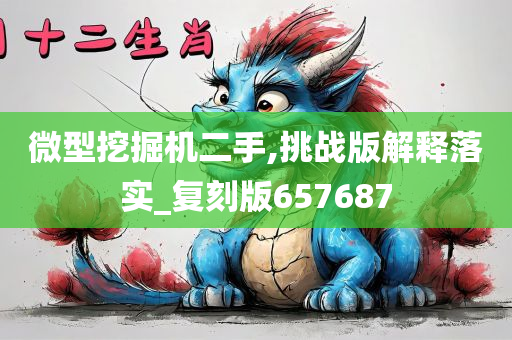 微型挖掘机二手,挑战版解释落实_复刻版657687