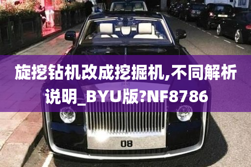 旋挖钻机改成挖掘机,不同解析说明_BYU版?NF8786