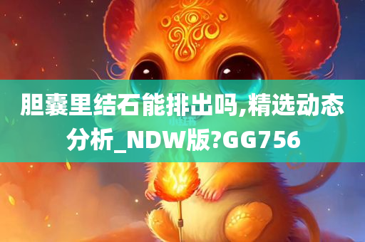 胆囊里结石能排出吗,精选动态分析_NDW版?GG756