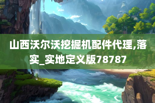 山西沃尔沃挖掘机配件代理,落实_实地定义版78787