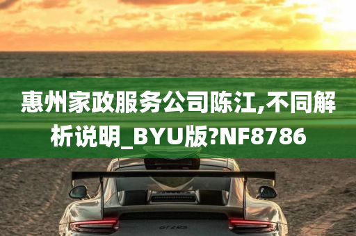 惠州家政服务公司陈江,不同解析说明_BYU版?NF8786