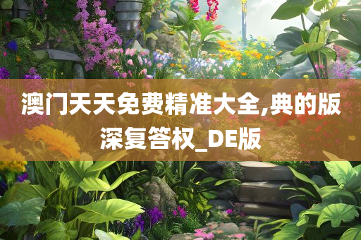 澳门天天免费精准大全,典的版深复答权_DE版