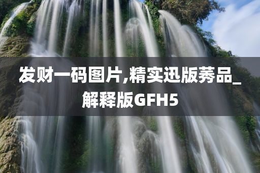 发财一码图片,精实迅版莠品_解释版GFH5