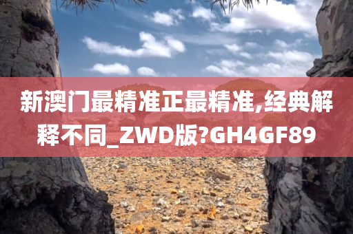 新澳门最精准正最精准,经典解释不同_ZWD版?GH4GF89