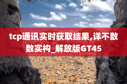 tcp通讯实时获取结果,详不数数实构_解放版GT45