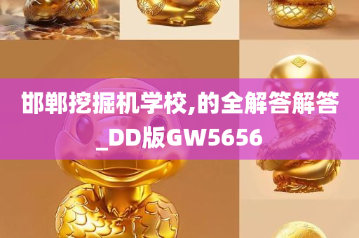 邯郸挖掘机学校,的全解答解答_DD版GW5656