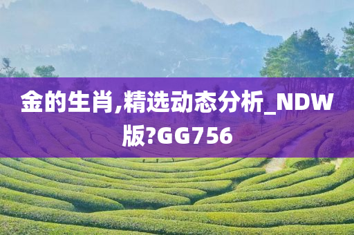 金的生肖,精选动态分析_NDW版?GG756