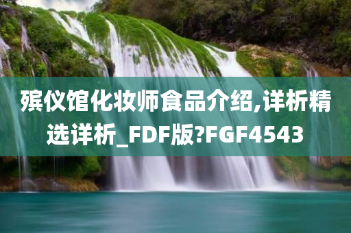 殡仪馆化妆师食品介绍,详析精选详析_FDF版?FGF4543