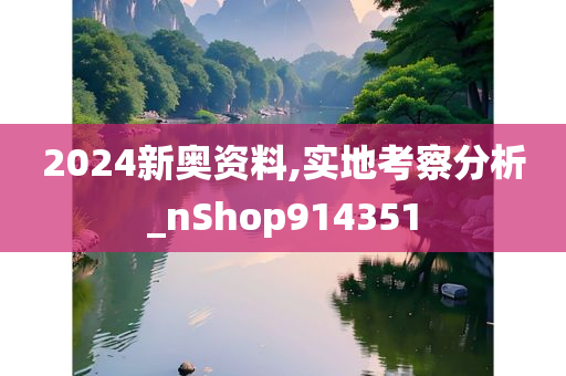 2024新奥资料,实地考察分析_nShop914351