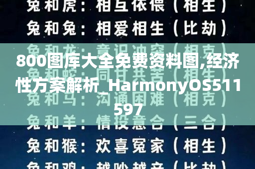 800图库大全免费资料图,经济性方案解析_HarmonyOS511597