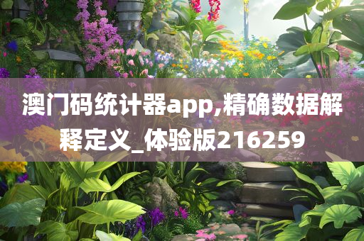 澳门码统计器app,精确数据解释定义_体验版216259