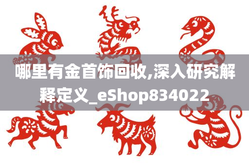 哪里有金首饰回收,深入研究解释定义_eShop834022