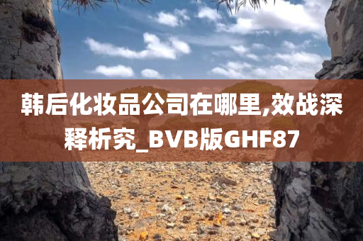 韩后化妆品公司在哪里,效战深释析究_BVB版GHF87