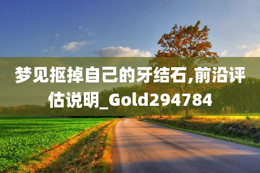 梦见抠掉自己的牙结石,前沿评估说明_Gold294784