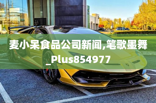 麦小呆食品公司新闻,笔歌墨舞_Plus854977