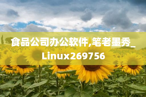 食品公司办公软件,笔老墨秀_Linux269756