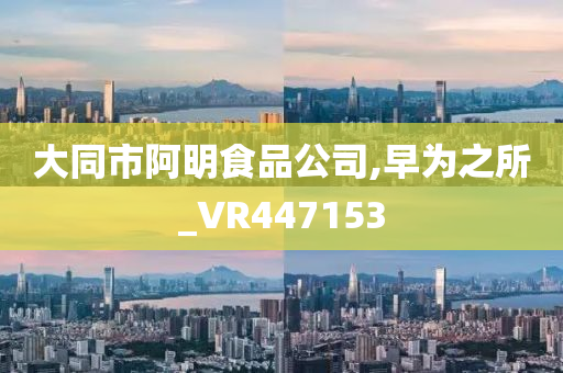 大同市阿明食品公司,早为之所_VR447153