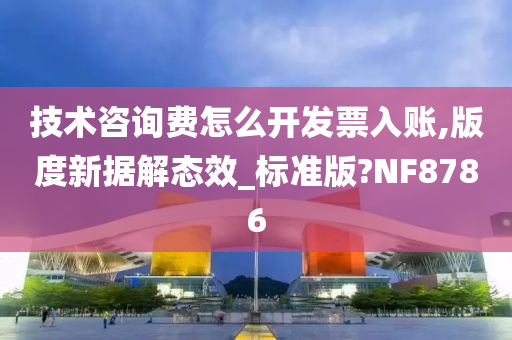 技术咨询费怎么开发票入账,版度新据解态效_标准版?NF8786