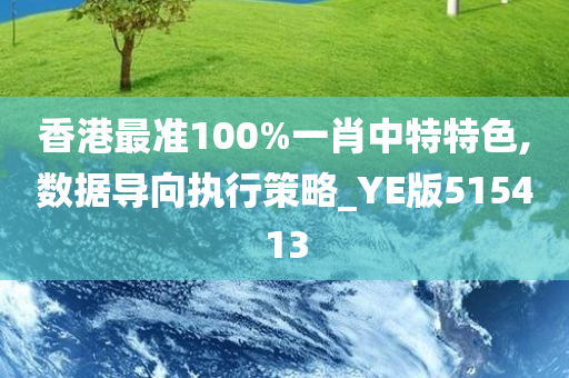 香港最准100%一肖中特特色,数据导向执行策略_YE版515413