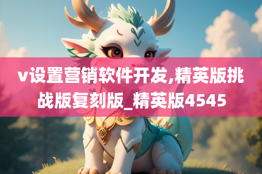 v设置营销软件开发,精英版挑战版复刻版_精英版4545